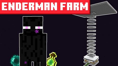 Enderman farm height  Have ladders on the hole going down